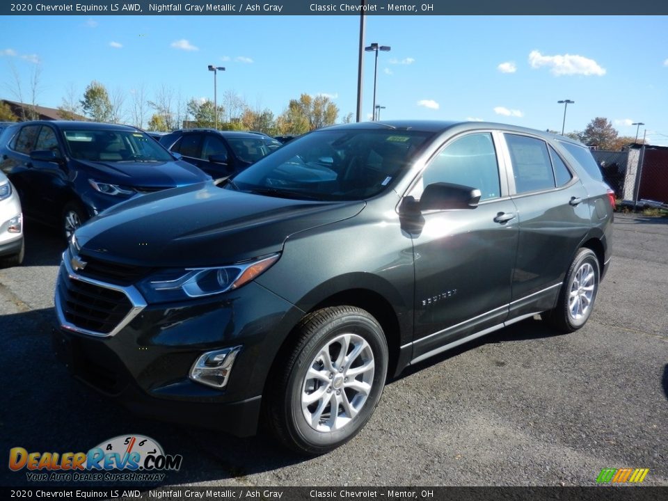 2020 Chevrolet Equinox LS AWD Nightfall Gray Metallic / Ash Gray Photo #1