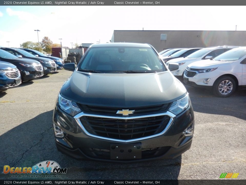 2020 Chevrolet Equinox LS AWD Nightfall Gray Metallic / Ash Gray Photo #2