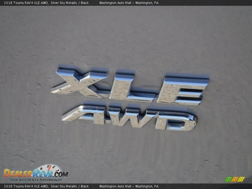 2018 Toyota RAV4 XLE AWD Silver Sky Metallic / Black Photo #11