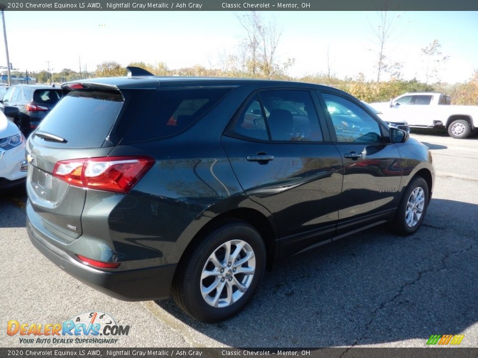2020 Chevrolet Equinox LS AWD Nightfall Gray Metallic / Ash Gray Photo #4