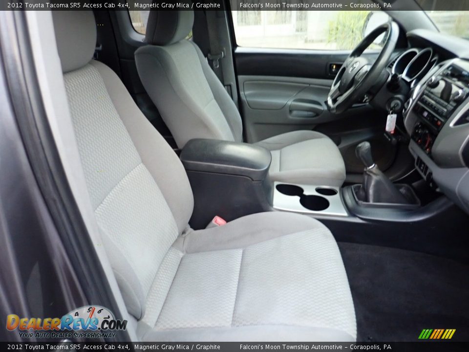2012 Toyota Tacoma SR5 Access Cab 4x4 Magnetic Gray Mica / Graphite Photo #10