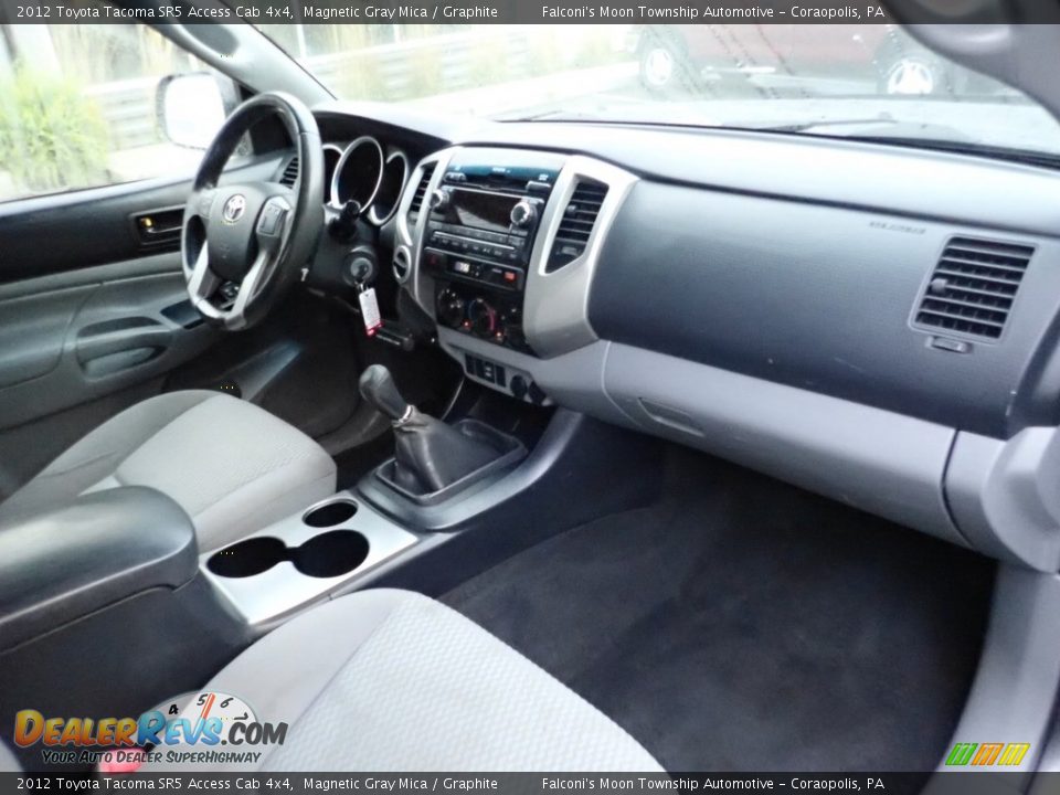 2012 Toyota Tacoma SR5 Access Cab 4x4 Magnetic Gray Mica / Graphite Photo #11