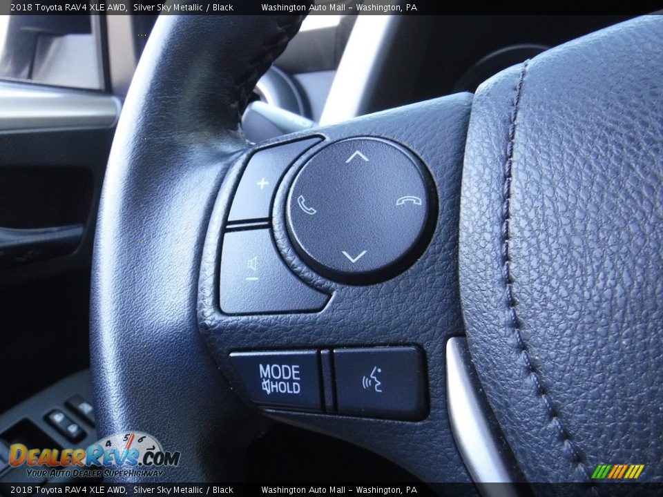 2018 Toyota RAV4 XLE AWD Silver Sky Metallic / Black Photo #21