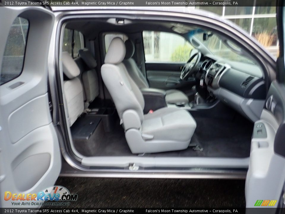 2012 Toyota Tacoma SR5 Access Cab 4x4 Magnetic Gray Mica / Graphite Photo #14