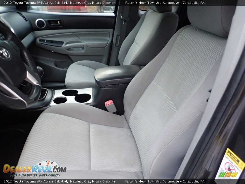 2012 Toyota Tacoma SR5 Access Cab 4x4 Magnetic Gray Mica / Graphite Photo #15