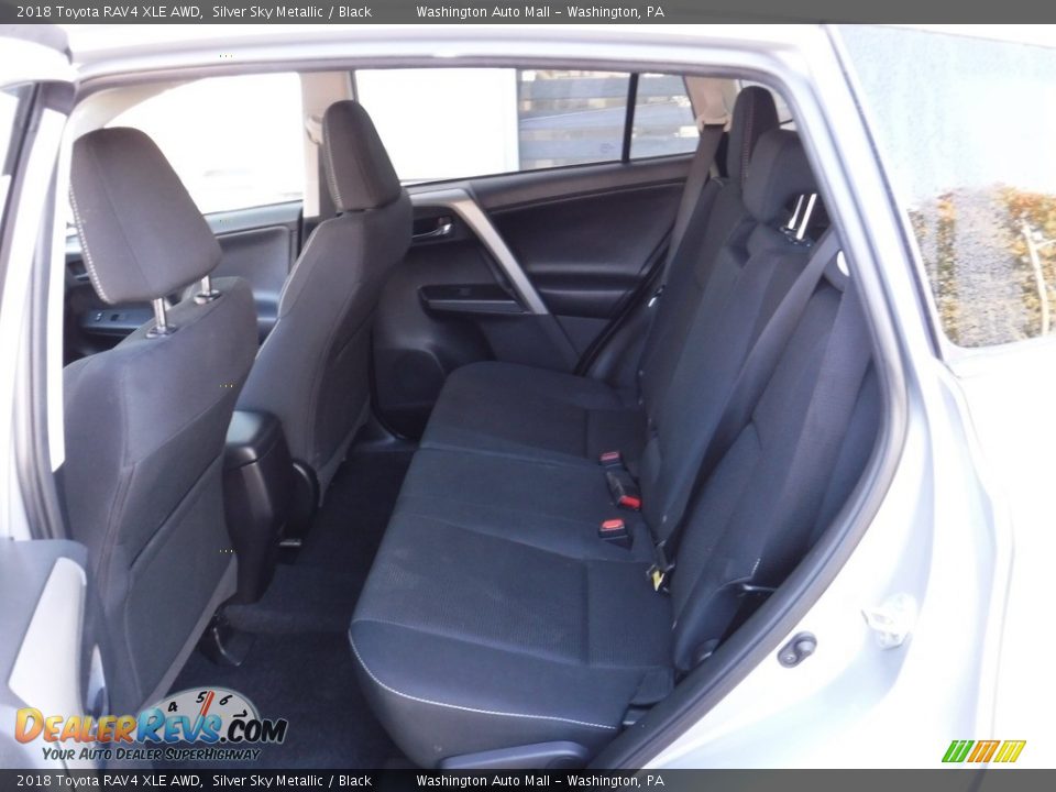 2018 Toyota RAV4 XLE AWD Silver Sky Metallic / Black Photo #24