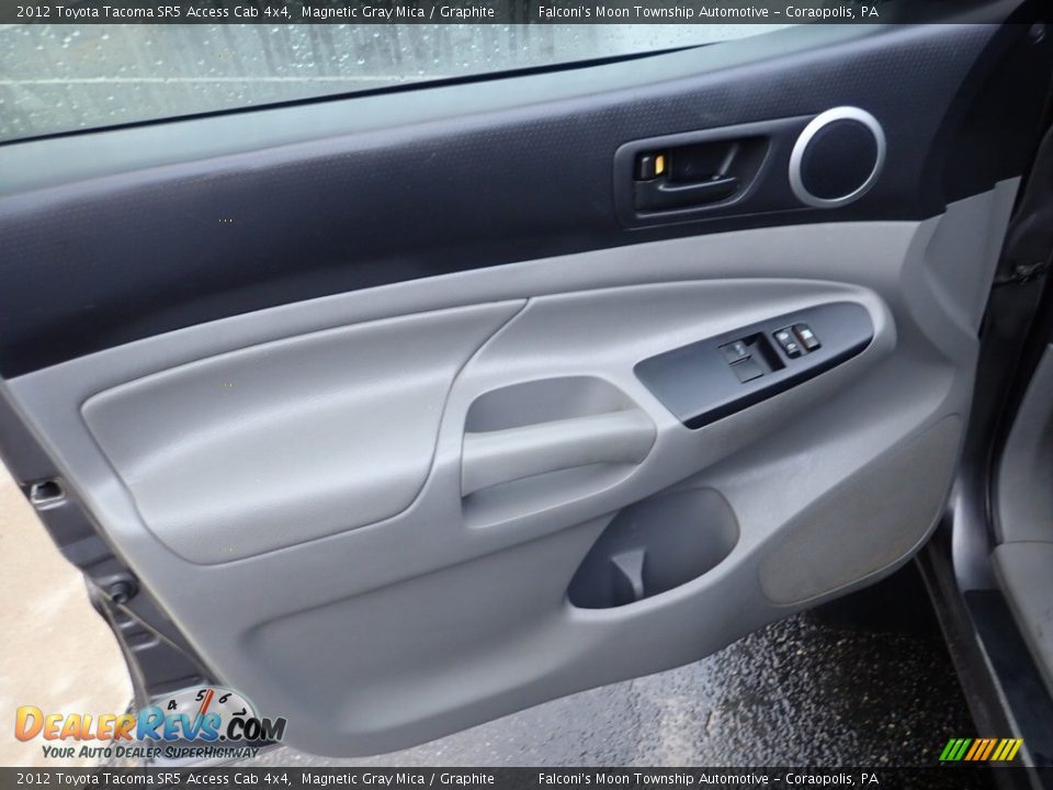 2012 Toyota Tacoma SR5 Access Cab 4x4 Magnetic Gray Mica / Graphite Photo #19