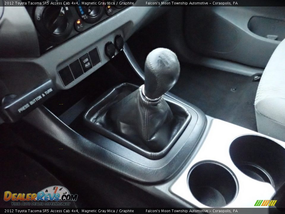 2012 Toyota Tacoma SR5 Access Cab 4x4 Magnetic Gray Mica / Graphite Photo #20