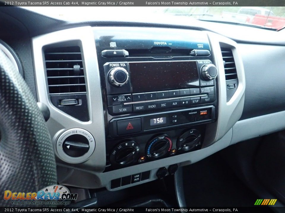 2012 Toyota Tacoma SR5 Access Cab 4x4 Magnetic Gray Mica / Graphite Photo #22