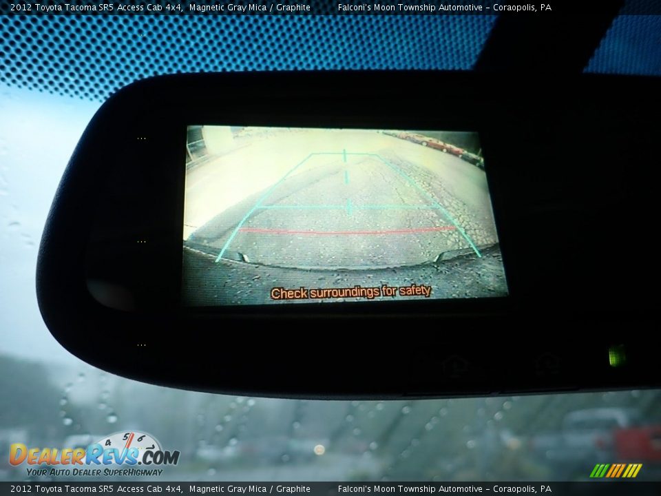 2012 Toyota Tacoma SR5 Access Cab 4x4 Magnetic Gray Mica / Graphite Photo #25