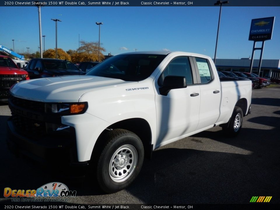 2020 Chevrolet Silverado 1500 WT Double Cab Summit White / Jet Black Photo #1