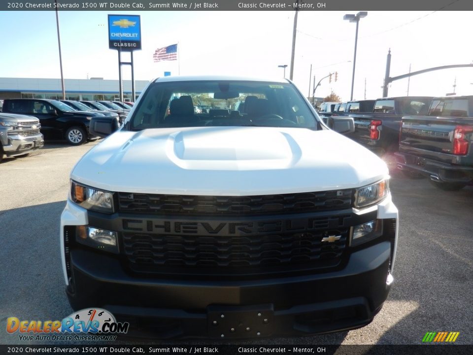 2020 Chevrolet Silverado 1500 WT Double Cab Summit White / Jet Black Photo #2