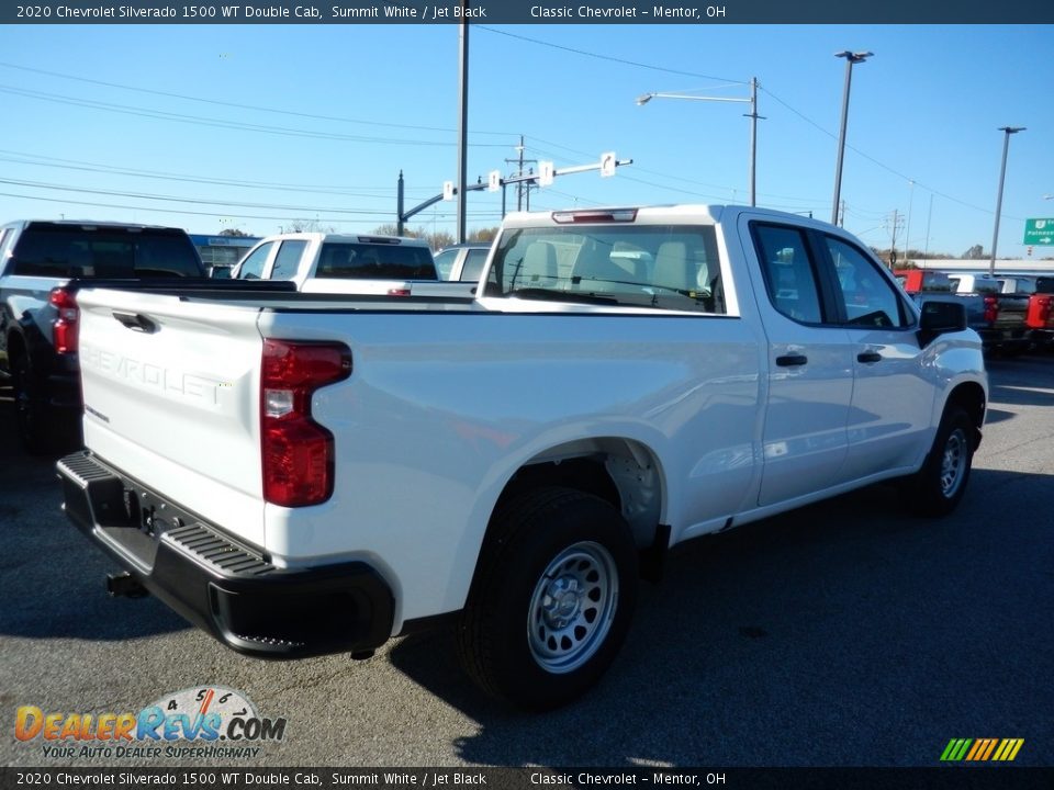 2020 Chevrolet Silverado 1500 WT Double Cab Summit White / Jet Black Photo #4