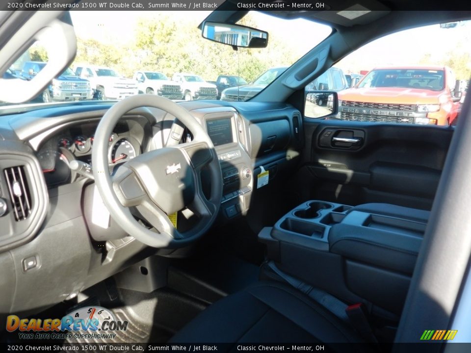 2020 Chevrolet Silverado 1500 WT Double Cab Summit White / Jet Black Photo #8