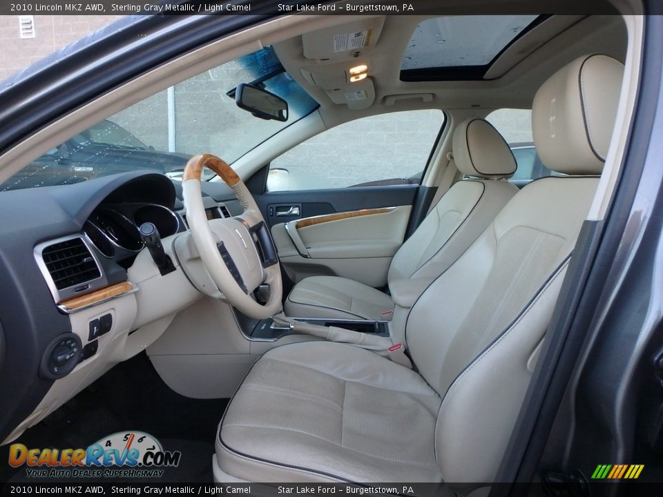 2010 Lincoln MKZ AWD Sterling Gray Metallic / Light Camel Photo #2