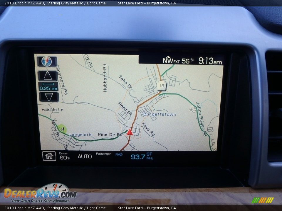 2010 Lincoln MKZ AWD Sterling Gray Metallic / Light Camel Photo #4