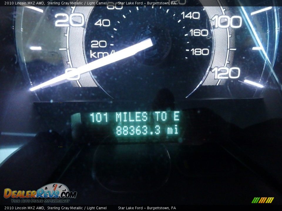 2010 Lincoln MKZ AWD Sterling Gray Metallic / Light Camel Photo #5