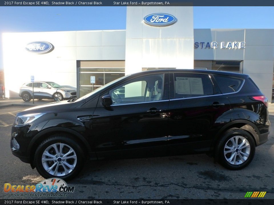 2017 Ford Escape SE 4WD Shadow Black / Charcoal Black Photo #1