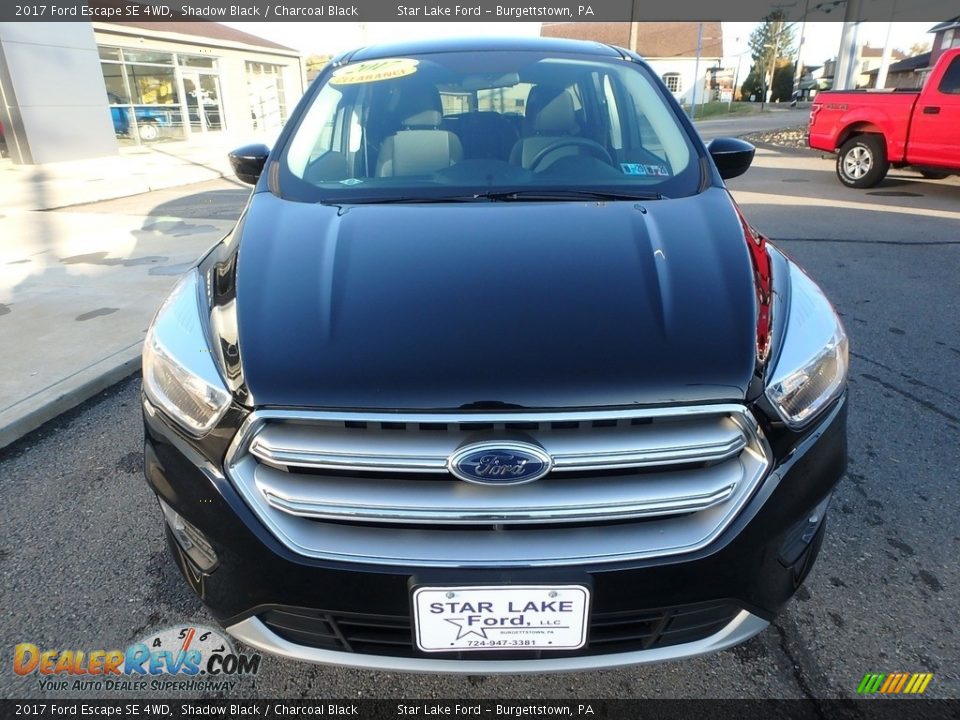 2017 Ford Escape SE 4WD Shadow Black / Charcoal Black Photo #2
