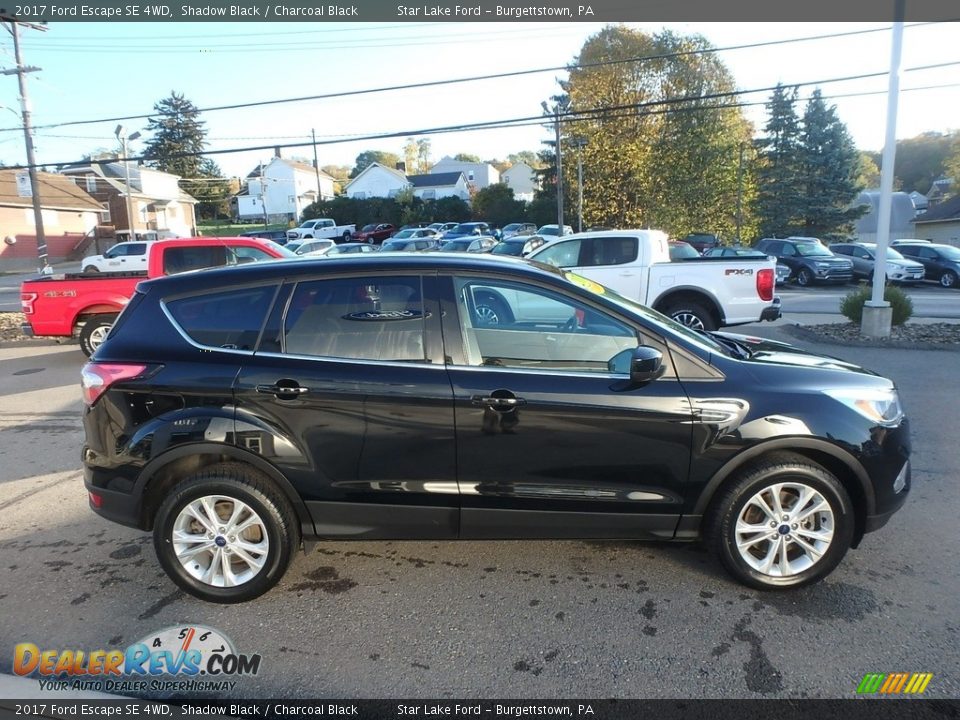 2017 Ford Escape SE 4WD Shadow Black / Charcoal Black Photo #4