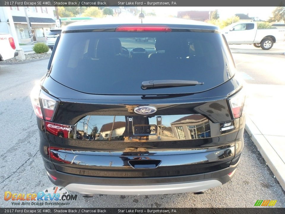 2017 Ford Escape SE 4WD Shadow Black / Charcoal Black Photo #6