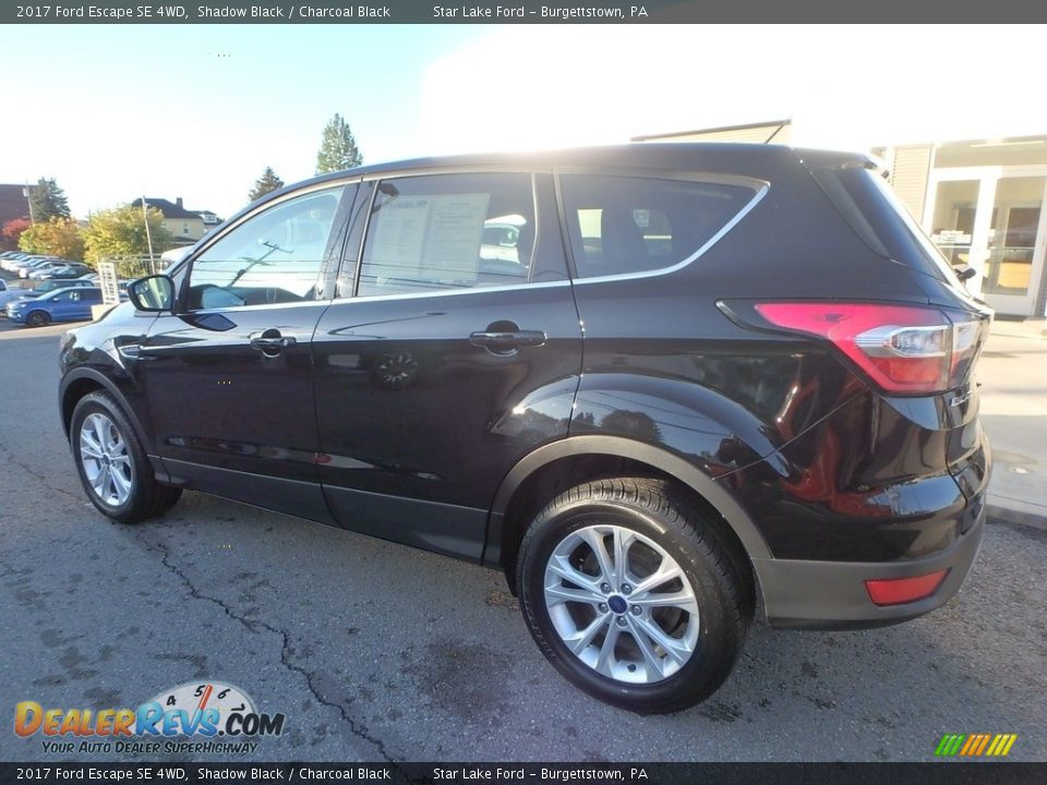 2017 Ford Escape SE 4WD Shadow Black / Charcoal Black Photo #8