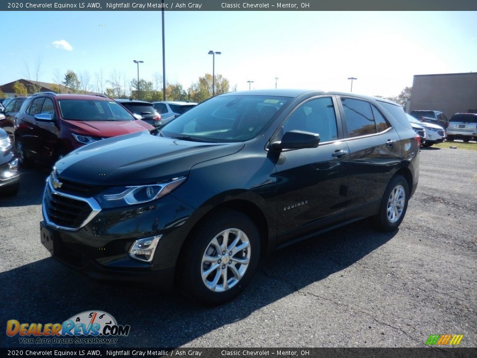 2020 Chevrolet Equinox LS AWD Nightfall Gray Metallic / Ash Gray Photo #1
