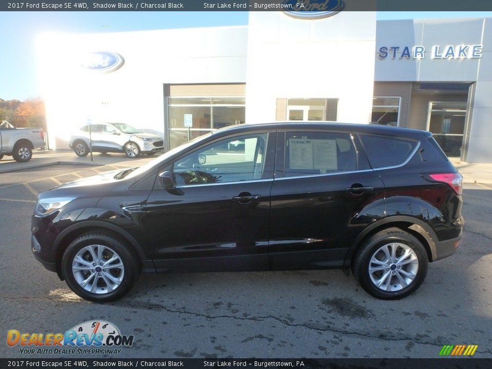 2017 Ford Escape SE 4WD Shadow Black / Charcoal Black Photo #9