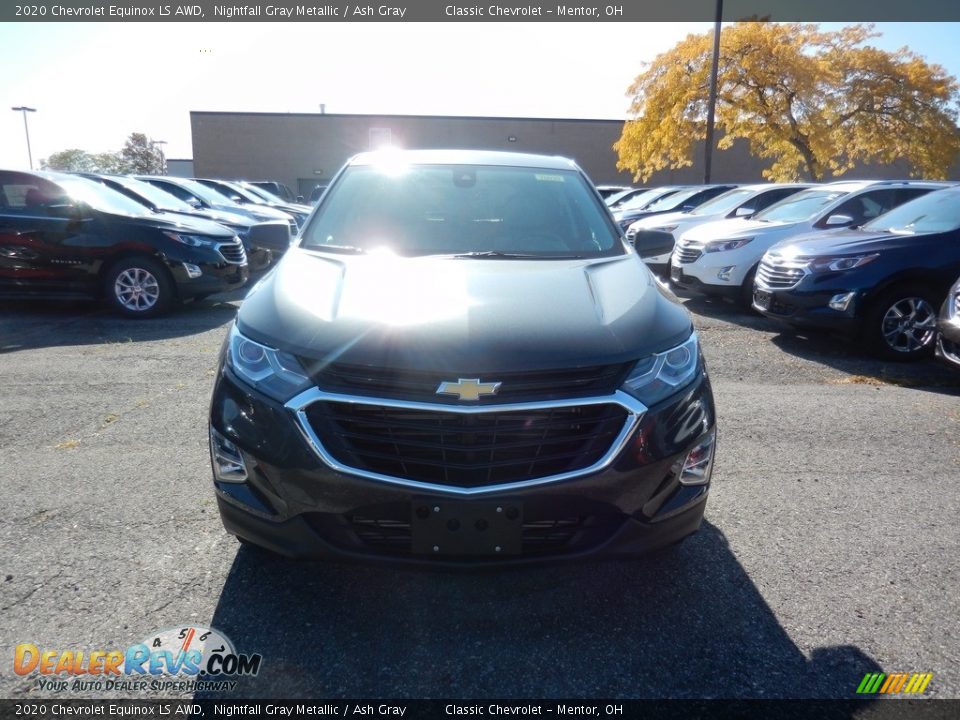 2020 Chevrolet Equinox LS AWD Nightfall Gray Metallic / Ash Gray Photo #2