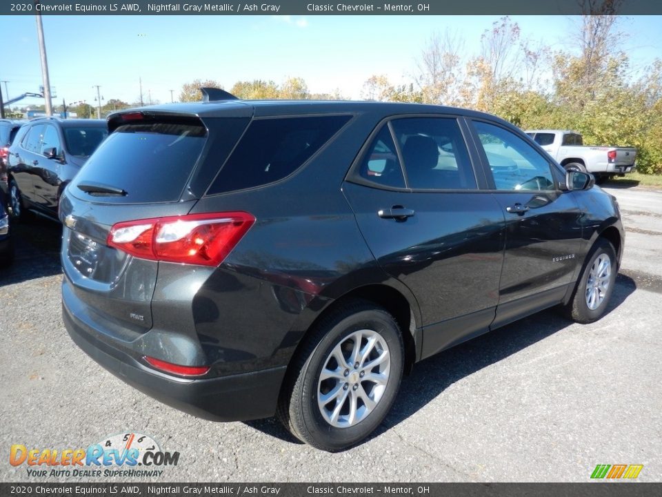 2020 Chevrolet Equinox LS AWD Nightfall Gray Metallic / Ash Gray Photo #4