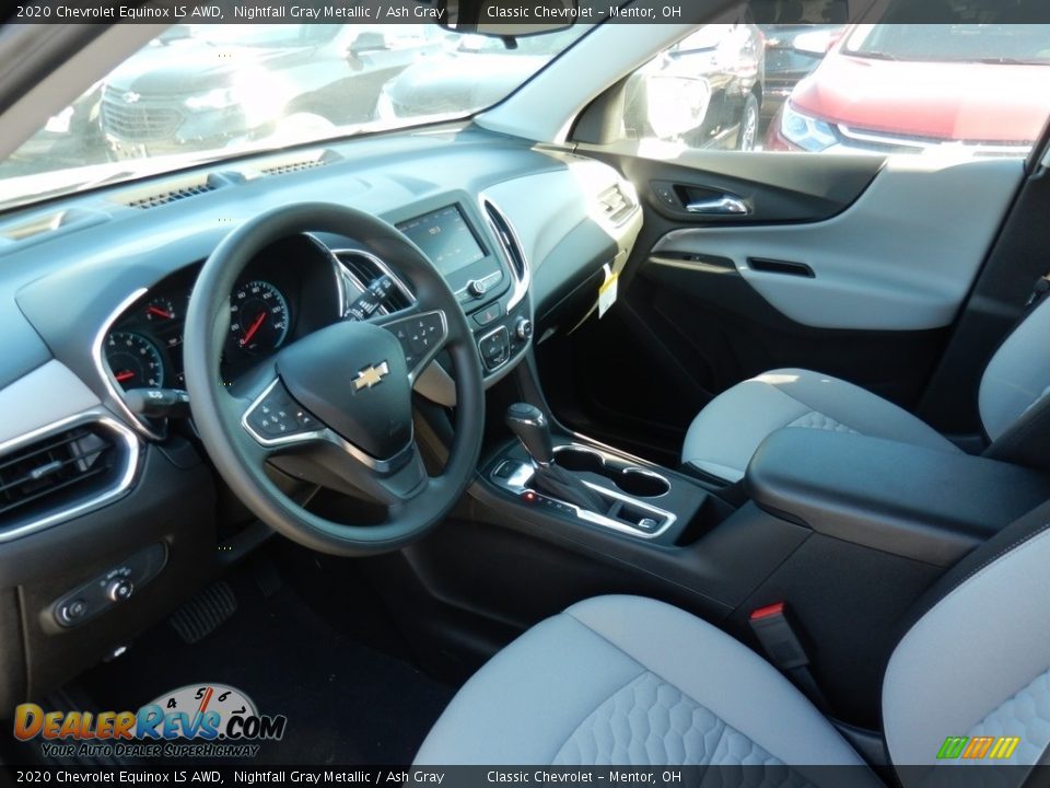 2020 Chevrolet Equinox LS AWD Nightfall Gray Metallic / Ash Gray Photo #6