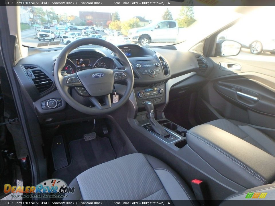 2017 Ford Escape SE 4WD Shadow Black / Charcoal Black Photo #14