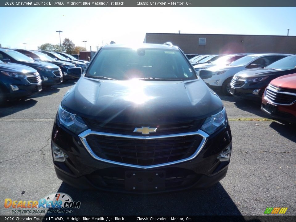 2020 Chevrolet Equinox LT AWD Midnight Blue Metallic / Jet Black Photo #2