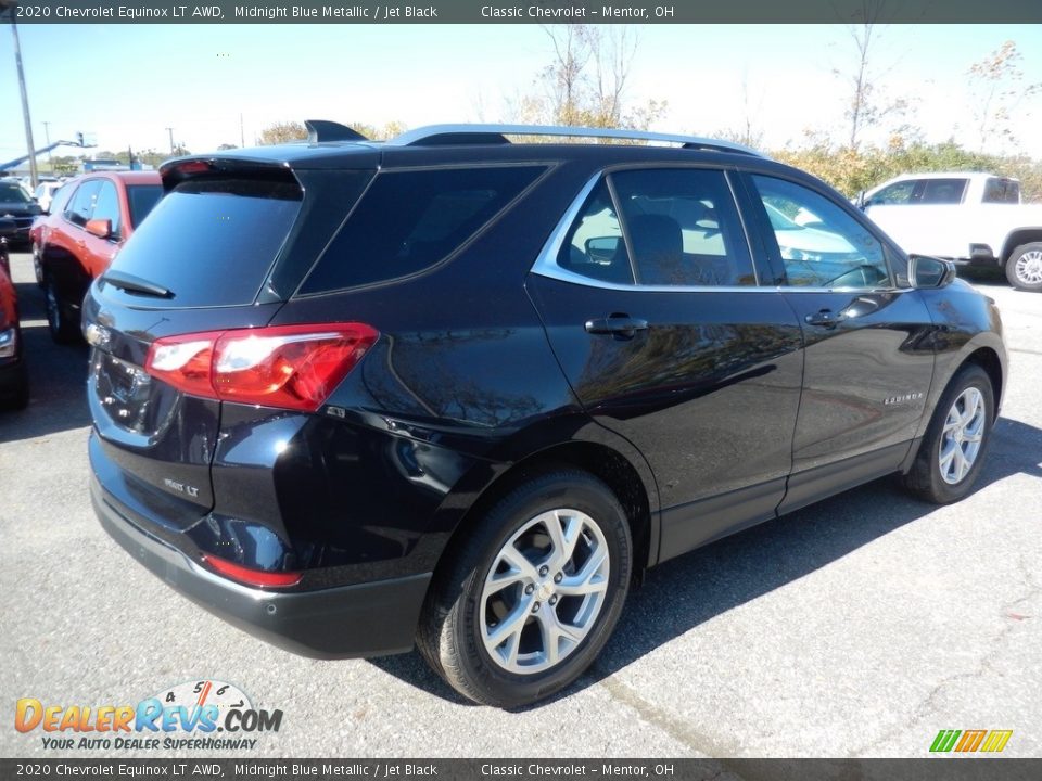 2020 Chevrolet Equinox LT AWD Midnight Blue Metallic / Jet Black Photo #4