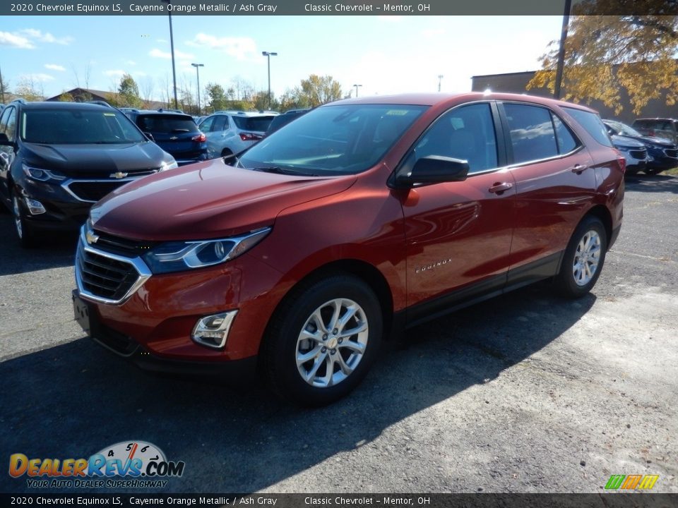 2020 Chevrolet Equinox LS Cayenne Orange Metallic / Ash Gray Photo #1