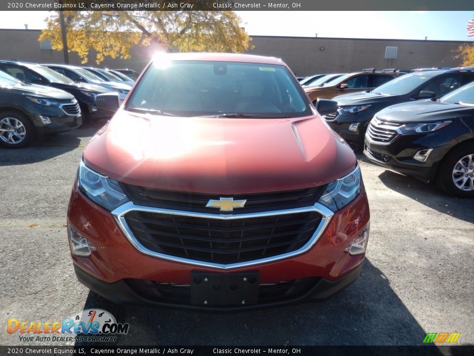 2020 Chevrolet Equinox LS Cayenne Orange Metallic / Ash Gray Photo #2