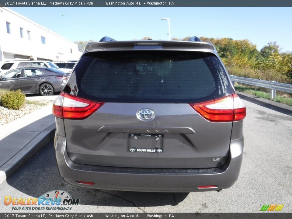 2017 Toyota Sienna LE Predawn Gray Mica / Ash Photo #7