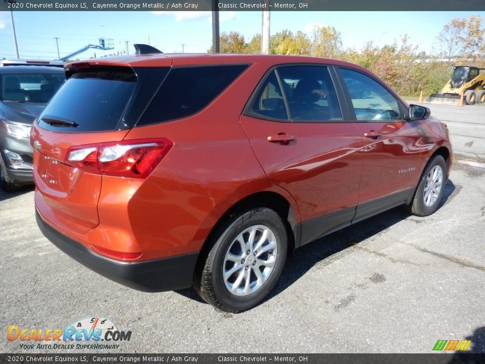 2020 Chevrolet Equinox LS Cayenne Orange Metallic / Ash Gray Photo #4