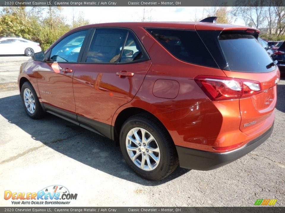 2020 Chevrolet Equinox LS Cayenne Orange Metallic / Ash Gray Photo #5