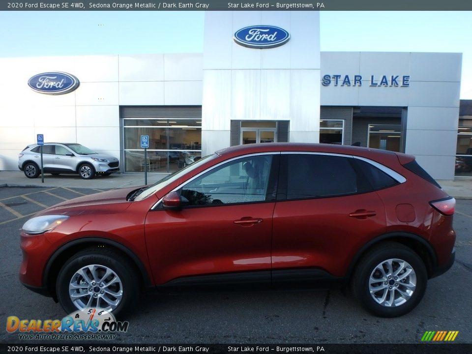 2020 Ford Escape SE 4WD Sedona Orange Metallic / Dark Earth Gray Photo #1
