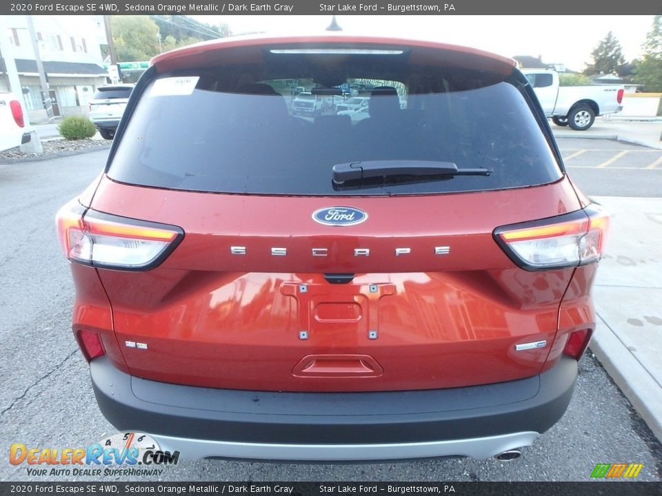 2020 Ford Escape SE 4WD Sedona Orange Metallic / Dark Earth Gray Photo #6