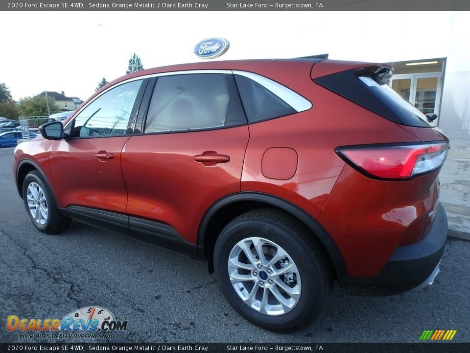 Sedona Orange Metallic 2020 Ford Escape SE 4WD Photo #8