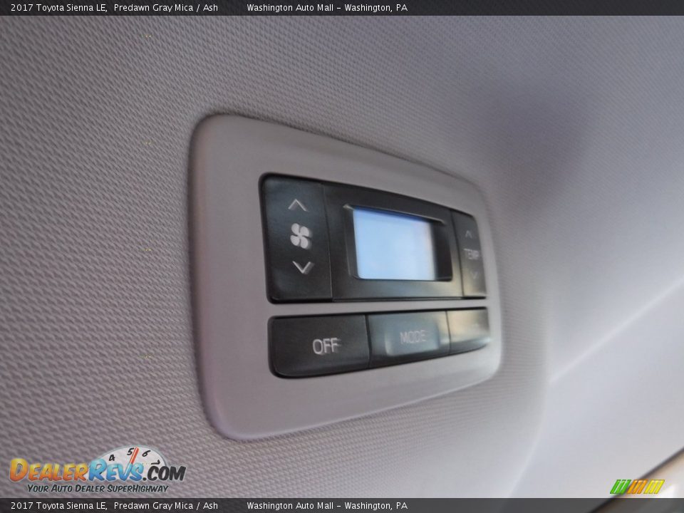 2017 Toyota Sienna LE Predawn Gray Mica / Ash Photo #20