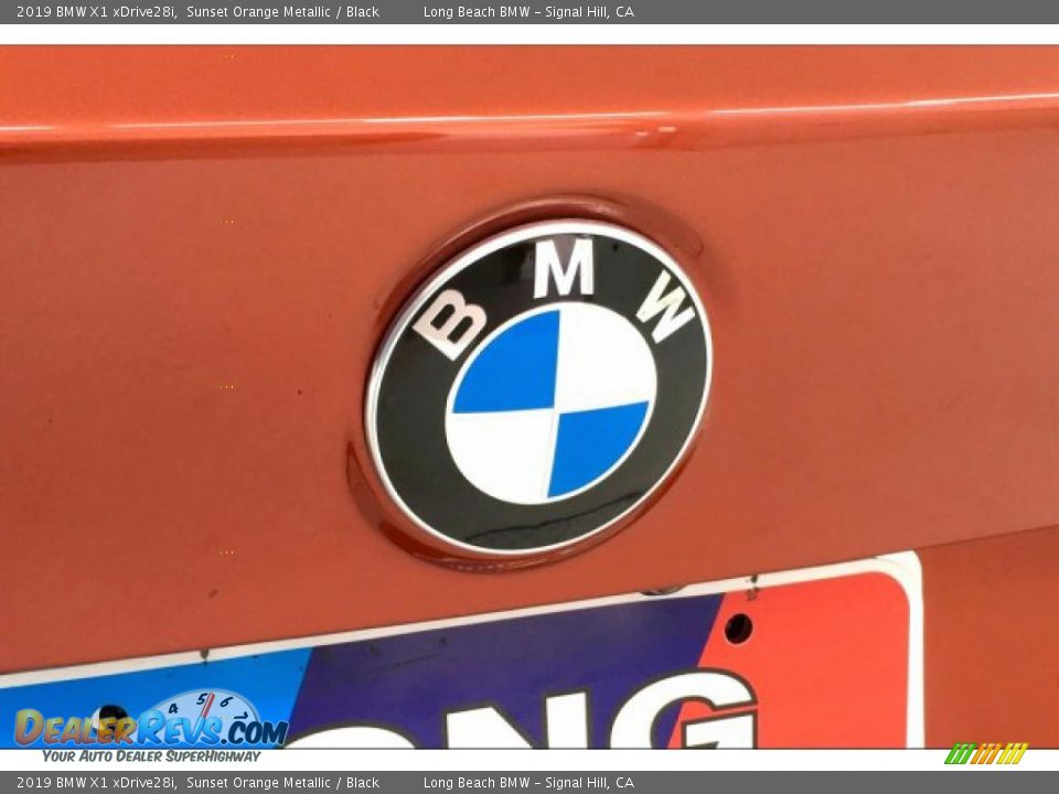 2019 BMW X1 xDrive28i Sunset Orange Metallic / Black Photo #23