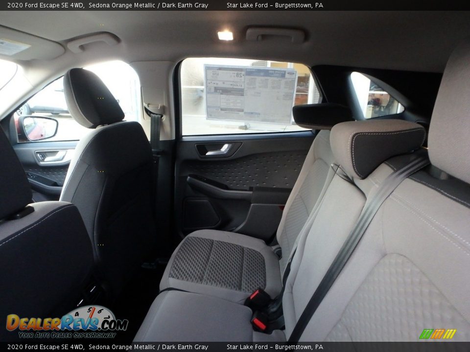 Rear Seat of 2020 Ford Escape SE 4WD Photo #13