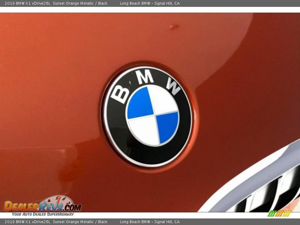 2019 BMW X1 xDrive28i Sunset Orange Metallic / Black Photo #29