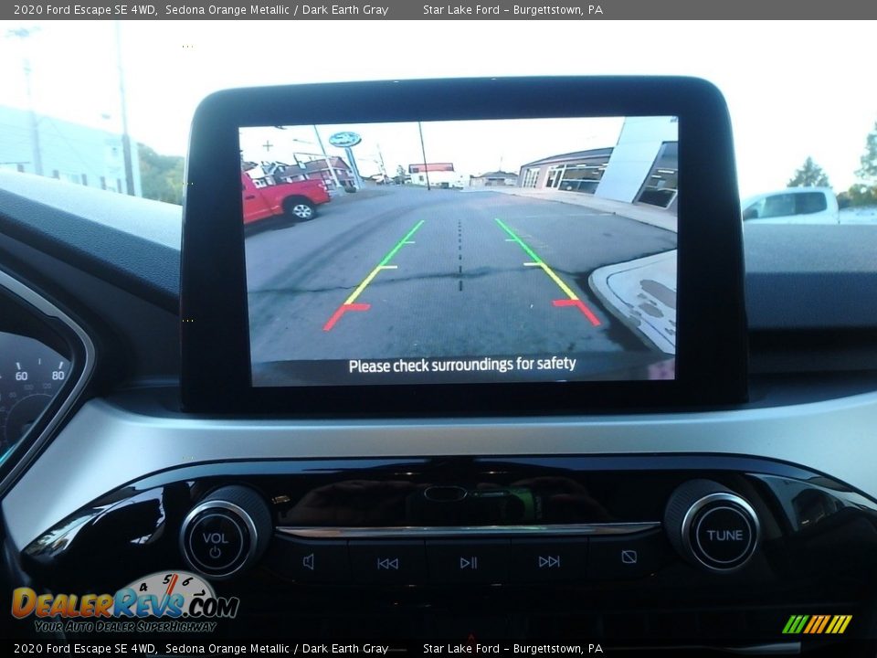 2020 Ford Escape SE 4WD Sedona Orange Metallic / Dark Earth Gray Photo #20