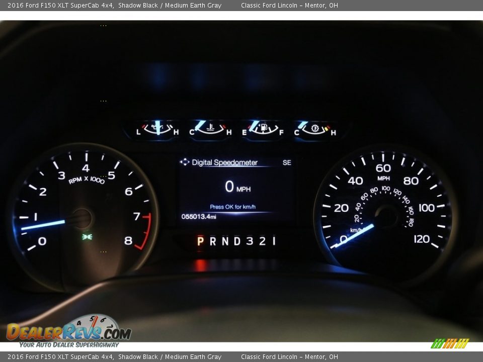 2016 Ford F150 XLT SuperCab 4x4 Shadow Black / Medium Earth Gray Photo #9