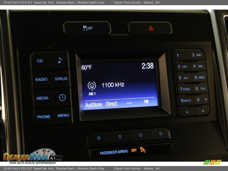 2016 Ford F150 XLT SuperCab 4x4 Shadow Black / Medium Earth Gray Photo #11
