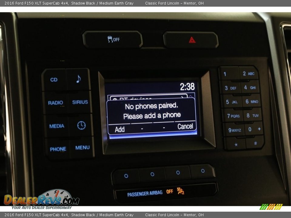 2016 Ford F150 XLT SuperCab 4x4 Shadow Black / Medium Earth Gray Photo #12